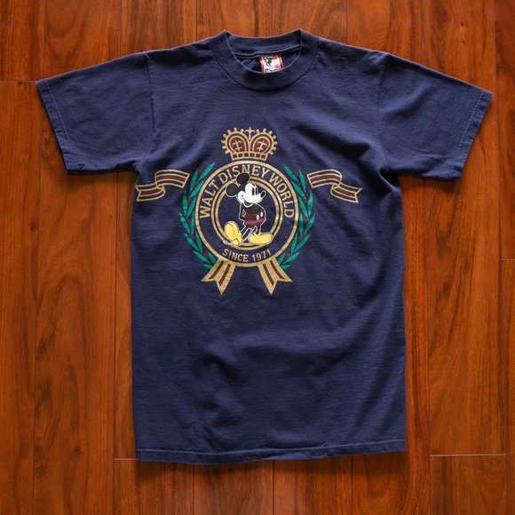 Vintage 90s Walt Disney Designs Mickey Mouse Tee - Picture 1 of 3